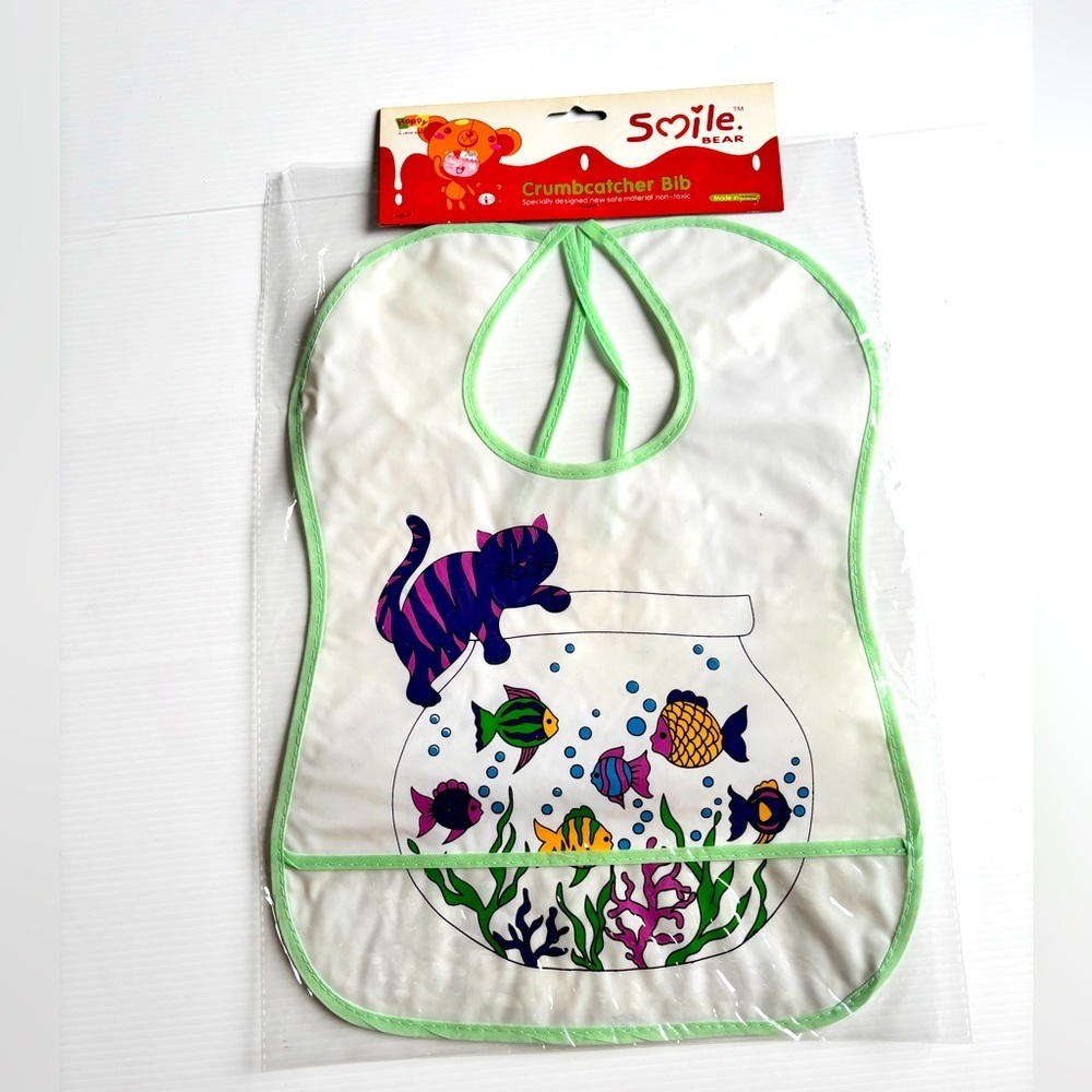 Happy Care Vintage Kids Bibs with Pockets New